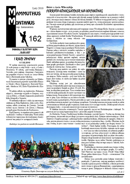 Mammuthus Montanus nr 162 MM nr 162 - kliknij aby pobrać PDF